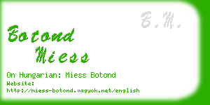 botond miess business card